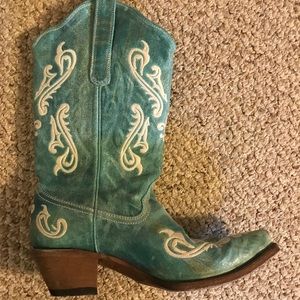 Teal/Blue Cowgirl Boots